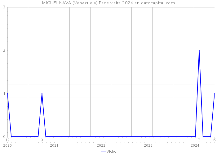 MIGUEL NAVA (Venezuela) Page visits 2024 