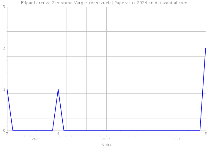 Edgar Lorenzo Zambrano Vargas (Venezuela) Page visits 2024 
