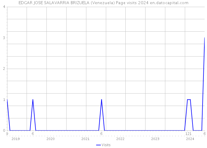 EDGAR JOSE SALAVARRIA BRIZUELA (Venezuela) Page visits 2024 