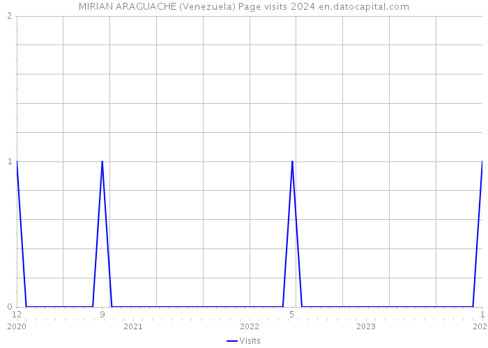 MIRIAN ARAGUACHE (Venezuela) Page visits 2024 