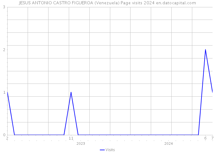 JESUS ANTONIO CASTRO FIGUEROA (Venezuela) Page visits 2024 