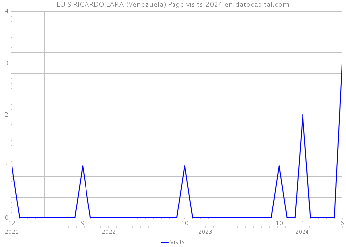 LUIS RICARDO LARA (Venezuela) Page visits 2024 