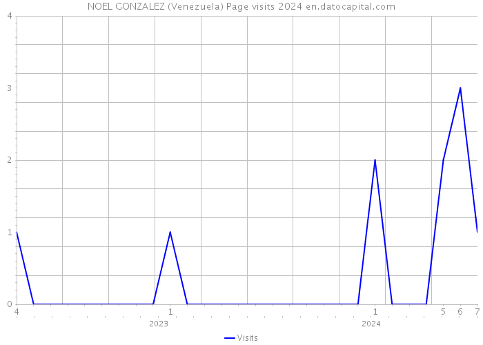 NOEL GONZALEZ (Venezuela) Page visits 2024 