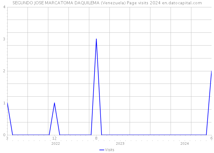 SEGUNDO JOSE MARCATOMA DAQUILEMA (Venezuela) Page visits 2024 