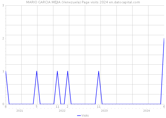 MARIO GARCIA MEJIA (Venezuela) Page visits 2024 