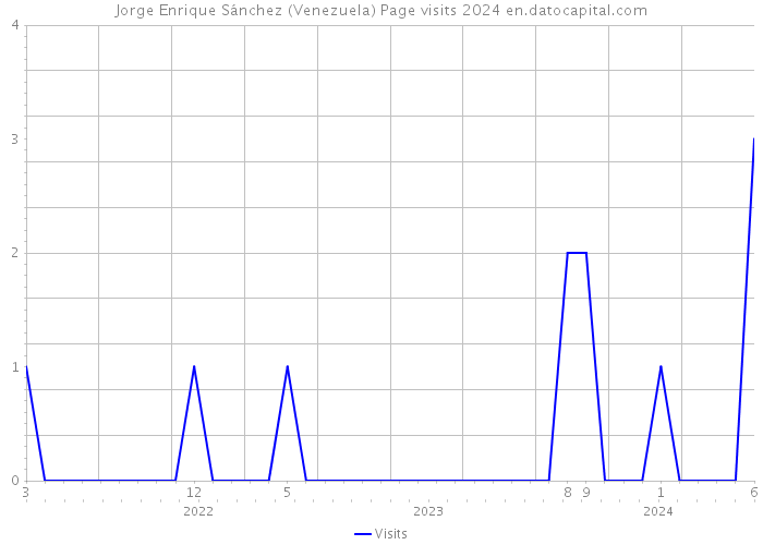 Jorge Enrique Sánchez (Venezuela) Page visits 2024 