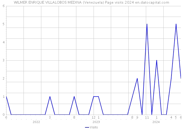 WILMER ENRIQUE VILLALOBOS MEDINA (Venezuela) Page visits 2024 