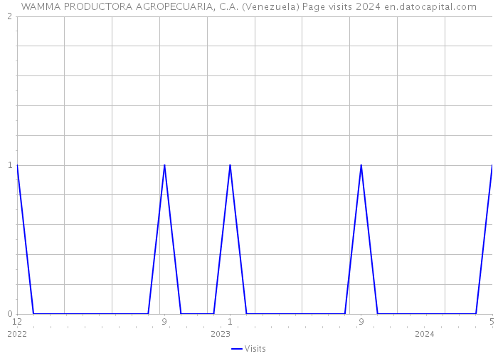 WAMMA PRODUCTORA AGROPECUARIA, C.A. (Venezuela) Page visits 2024 