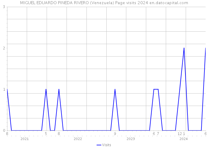 MIGUEL EDUARDO PINEDA RIVERO (Venezuela) Page visits 2024 