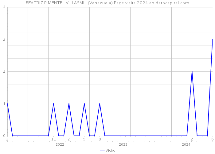 BEATRIZ PIMENTEL VILLASMIL (Venezuela) Page visits 2024 