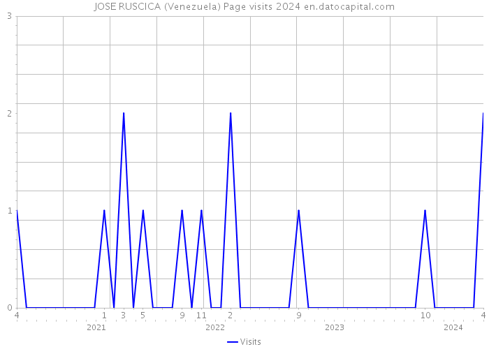 JOSE RUSCICA (Venezuela) Page visits 2024 