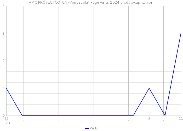AMG PROYECTOS CA (Venezuela) Page visits 2024 