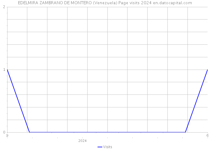 EDELMIRA ZAMBRANO DE MONTERO (Venezuela) Page visits 2024 