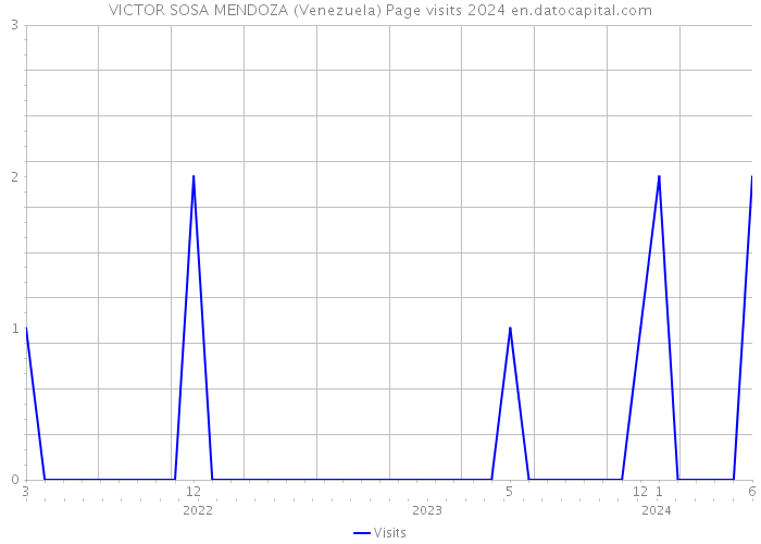 VICTOR SOSA MENDOZA (Venezuela) Page visits 2024 