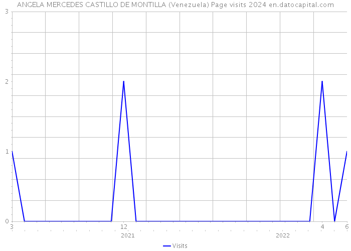 ANGELA MERCEDES CASTILLO DE MONTILLA (Venezuela) Page visits 2024 