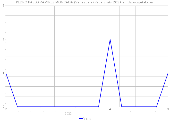 PEDRO PABLO RAMIREZ MONCADA (Venezuela) Page visits 2024 