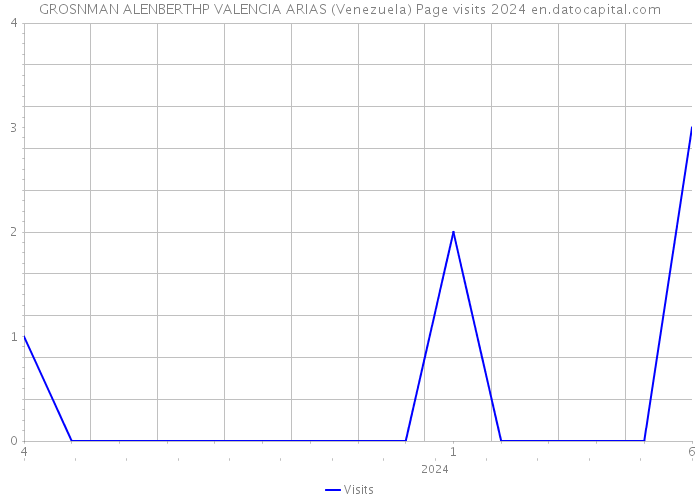 GROSNMAN ALENBERTHP VALENCIA ARIAS (Venezuela) Page visits 2024 