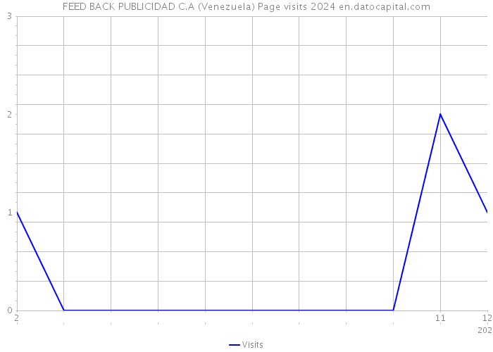 FEED BACK PUBLICIDAD C.A (Venezuela) Page visits 2024 