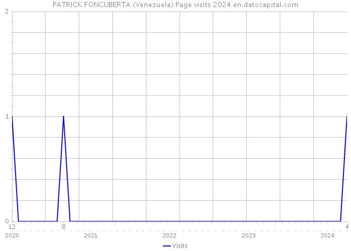 PATRICK FONCUBERTA (Venezuela) Page visits 2024 