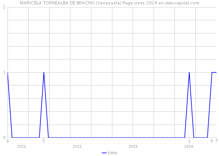 MARICELA TORREALBA DE BRACHO (Venezuela) Page visits 2024 