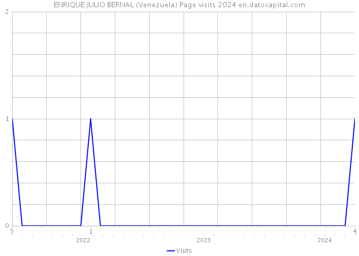 ENRIQUE JULIO BERNAL (Venezuela) Page visits 2024 