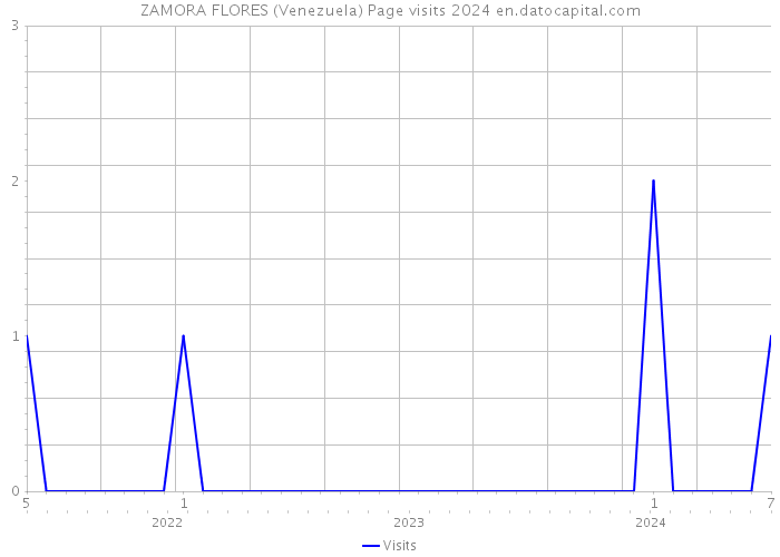 ZAMORA FLORES (Venezuela) Page visits 2024 