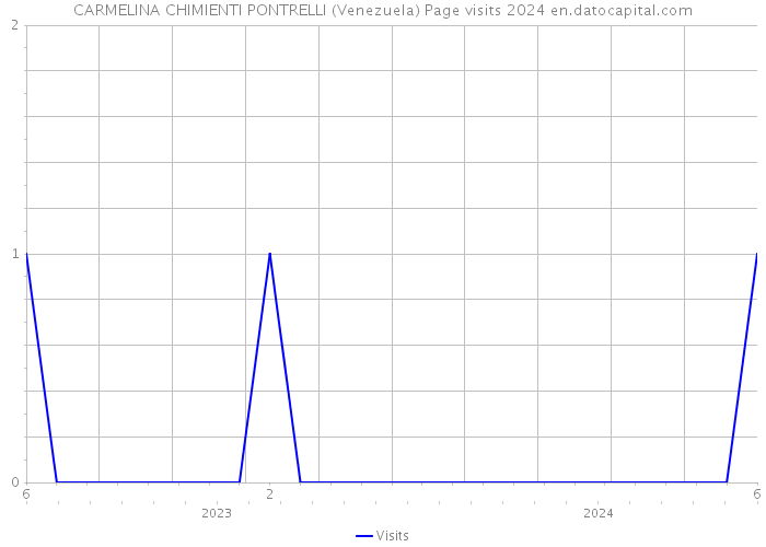 CARMELINA CHIMIENTI PONTRELLI (Venezuela) Page visits 2024 