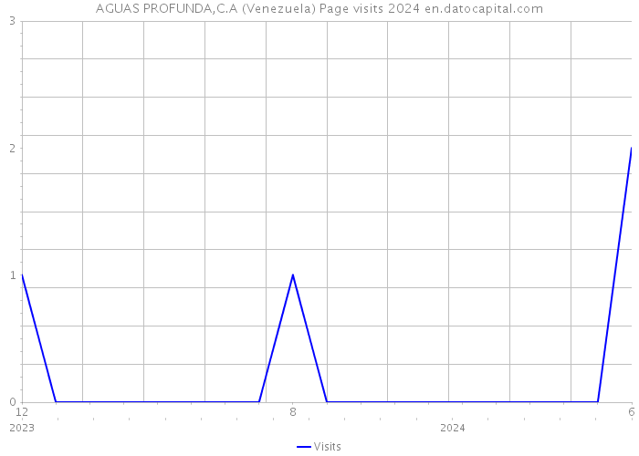 AGUAS PROFUNDA,C.A (Venezuela) Page visits 2024 