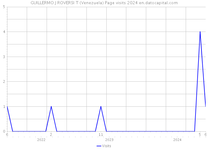 GUILLERMO J ROVERSI T (Venezuela) Page visits 2024 
