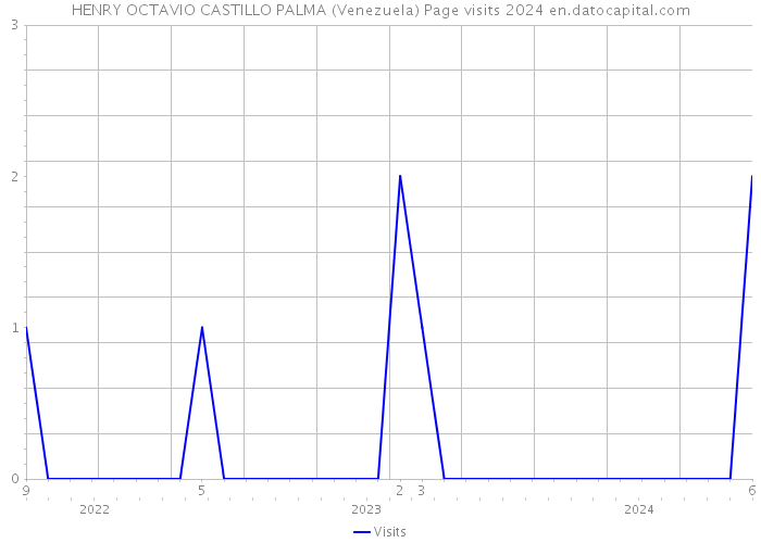 HENRY OCTAVIO CASTILLO PALMA (Venezuela) Page visits 2024 