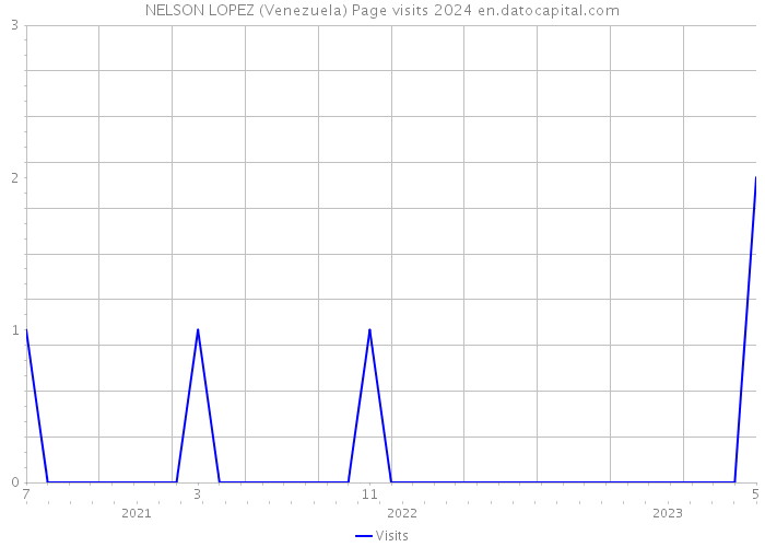 NELSON LOPEZ (Venezuela) Page visits 2024 