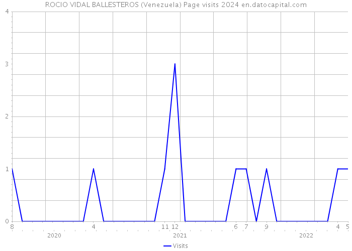 ROCIO VIDAL BALLESTEROS (Venezuela) Page visits 2024 