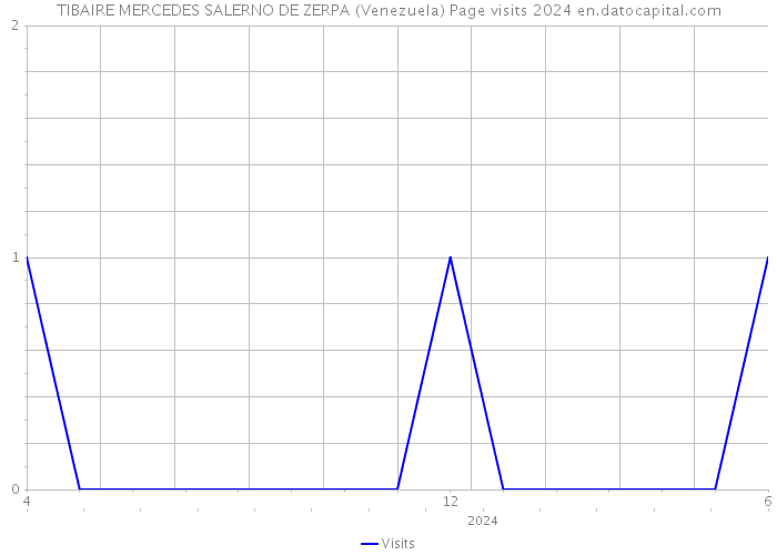 TIBAIRE MERCEDES SALERNO DE ZERPA (Venezuela) Page visits 2024 
