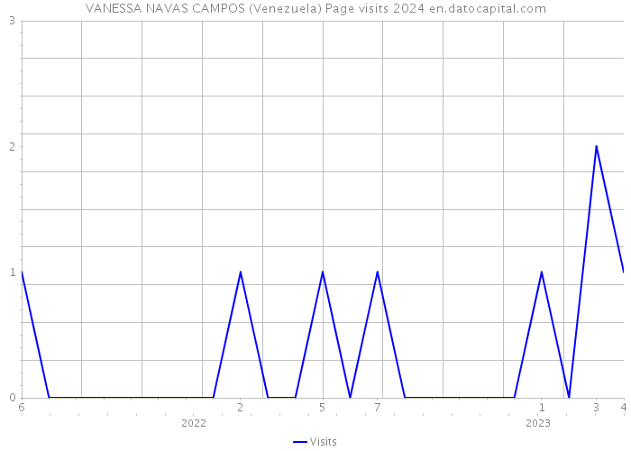 VANESSA NAVAS CAMPOS (Venezuela) Page visits 2024 