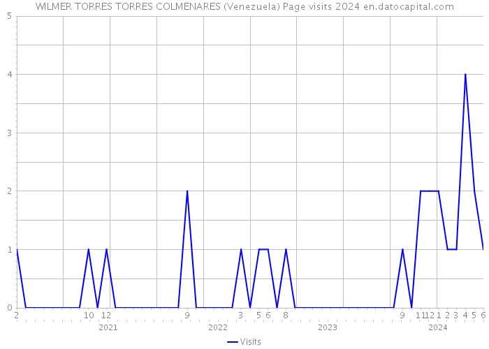WILMER TORRES TORRES COLMENARES (Venezuela) Page visits 2024 
