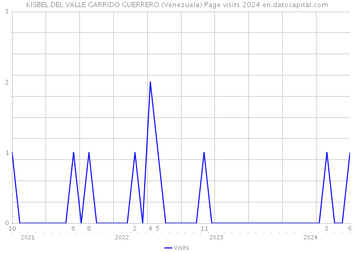 KISBEL DEL VALLE GARRIDO GUERRERO (Venezuela) Page visits 2024 
