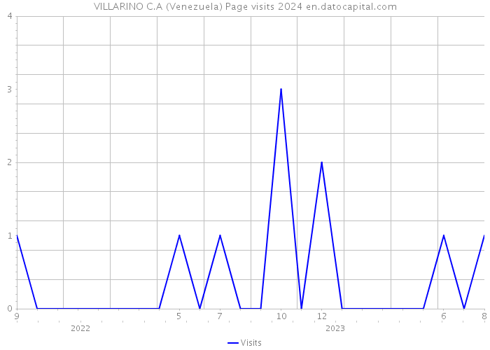 VILLARINO C.A (Venezuela) Page visits 2024 
