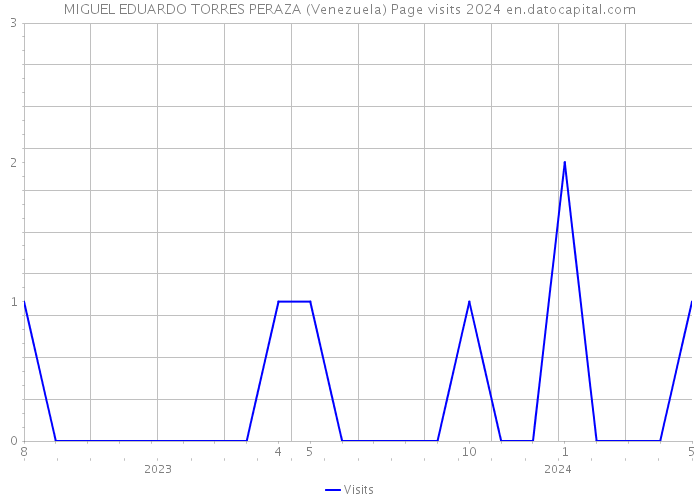 MIGUEL EDUARDO TORRES PERAZA (Venezuela) Page visits 2024 