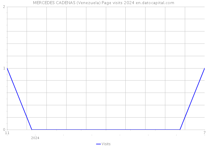 MERCEDES CADENAS (Venezuela) Page visits 2024 