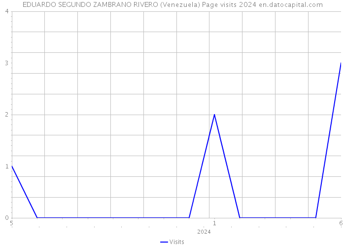 EDUARDO SEGUNDO ZAMBRANO RIVERO (Venezuela) Page visits 2024 