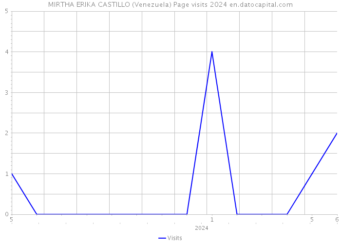 MIRTHA ERIKA CASTILLO (Venezuela) Page visits 2024 