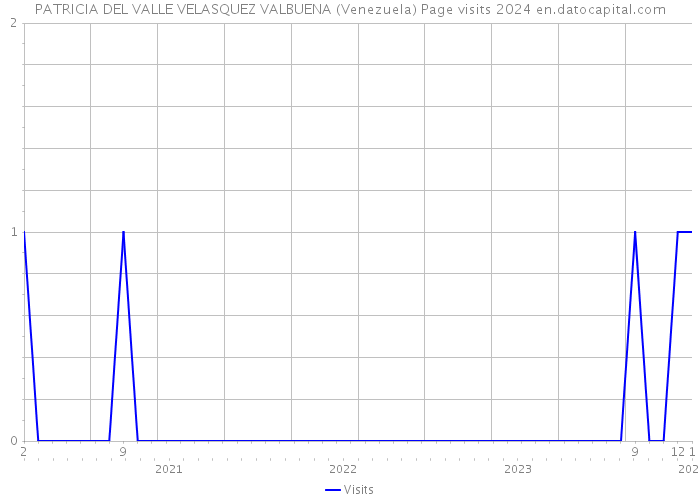 PATRICIA DEL VALLE VELASQUEZ VALBUENA (Venezuela) Page visits 2024 