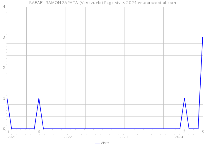 RAFAEL RAMON ZAPATA (Venezuela) Page visits 2024 