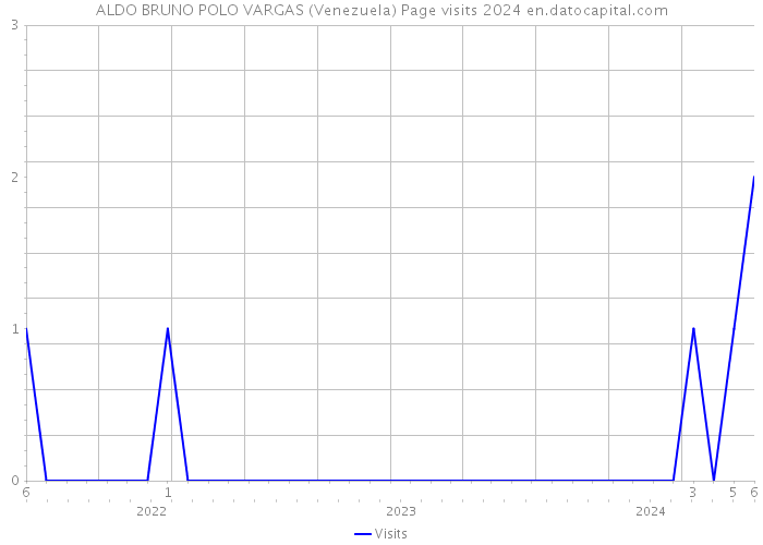 ALDO BRUNO POLO VARGAS (Venezuela) Page visits 2024 