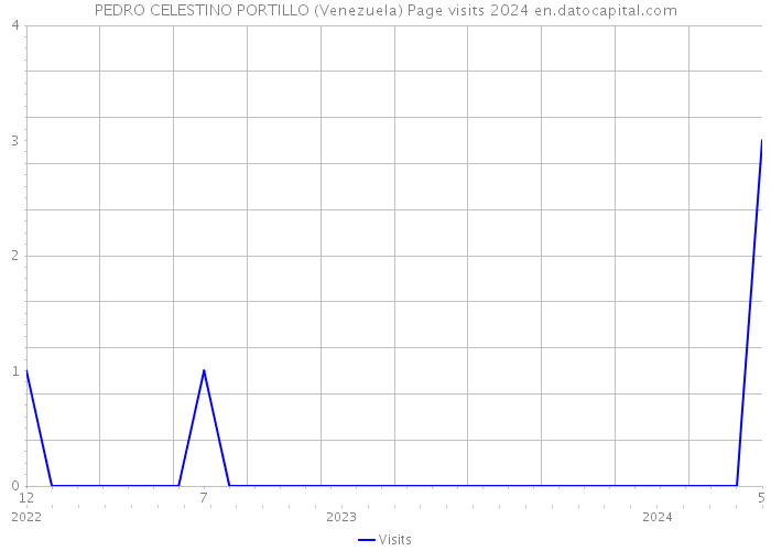 PEDRO CELESTINO PORTILLO (Venezuela) Page visits 2024 