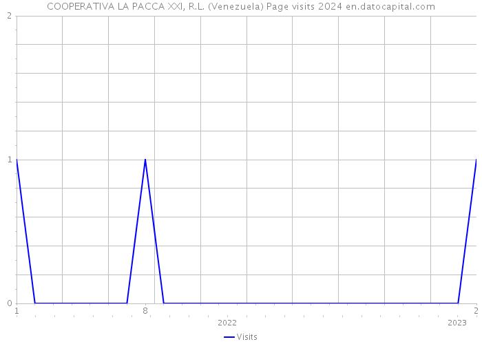 COOPERATIVA LA PACCA XXI, R.L. (Venezuela) Page visits 2024 