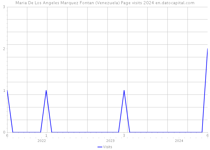 Maria De Los Angeles Marquez Fontan (Venezuela) Page visits 2024 