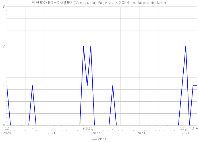 ELEUDO BOHORQUES (Venezuela) Page visits 2024 