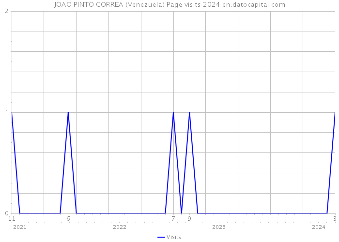 JOAO PINTO CORREA (Venezuela) Page visits 2024 