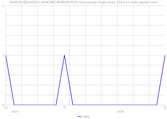 RAMON EDUARDO SANCHEZ BARRIENTOS (Venezuela) Page visits 2024 